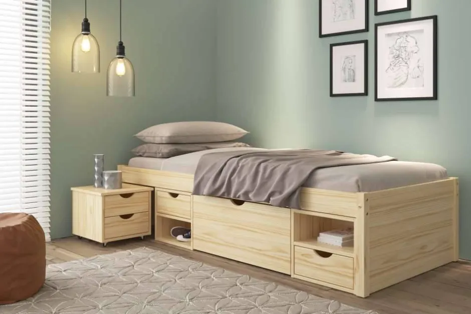 Komfortbetten|Einzelbetten*Pharao24 Massivholzbett Oliver