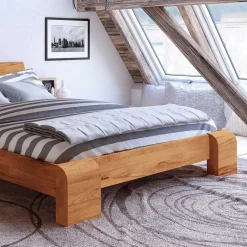 Doppelbetten|Massivholzbetten*Pharao24 Massivholzbett Puzny