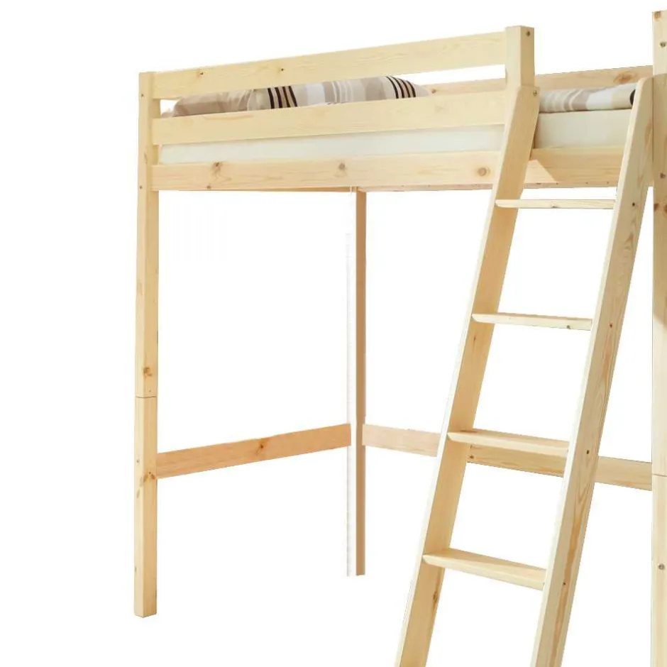 Kinderhochbetten|Kinderbetten*Pharao24 Massivholz-Hochbett Serena