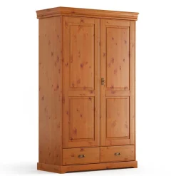 Massivholzmöbel|Drehtürenschränke*Pharao24 Massivholzkleiderschrank Rovert