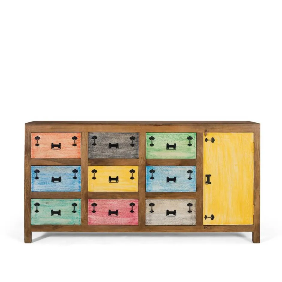 Pharao24 Massivholzkommode Bacauna> Apothekerkommoden