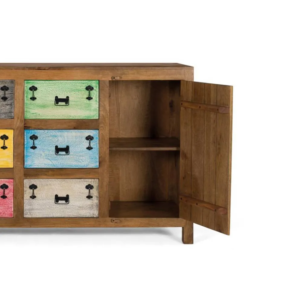 Pharao24 Massivholzkommode Bacauna> Apothekerkommoden