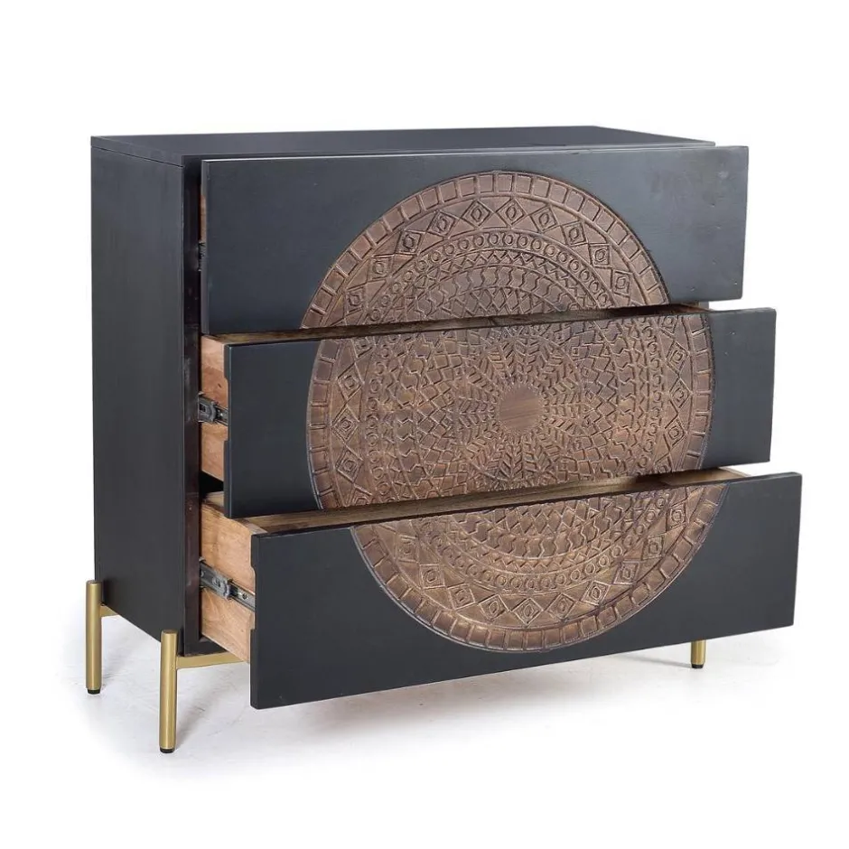 Flurkommoden|Schlafzimmerkommoden*Pharao24 Massivholzkommode Baptus