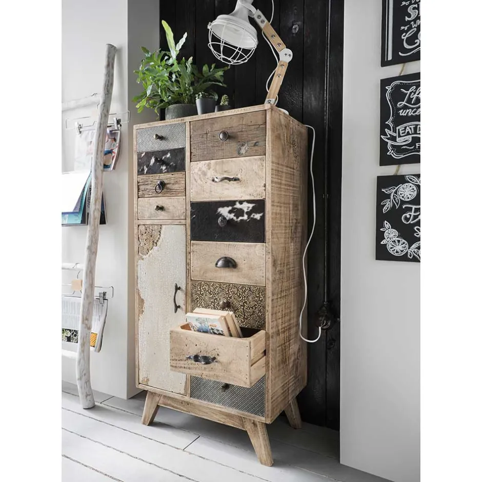 Pharao24 Massivholzkommode Ranbyra> Flurkommoden|Apothekerkommoden