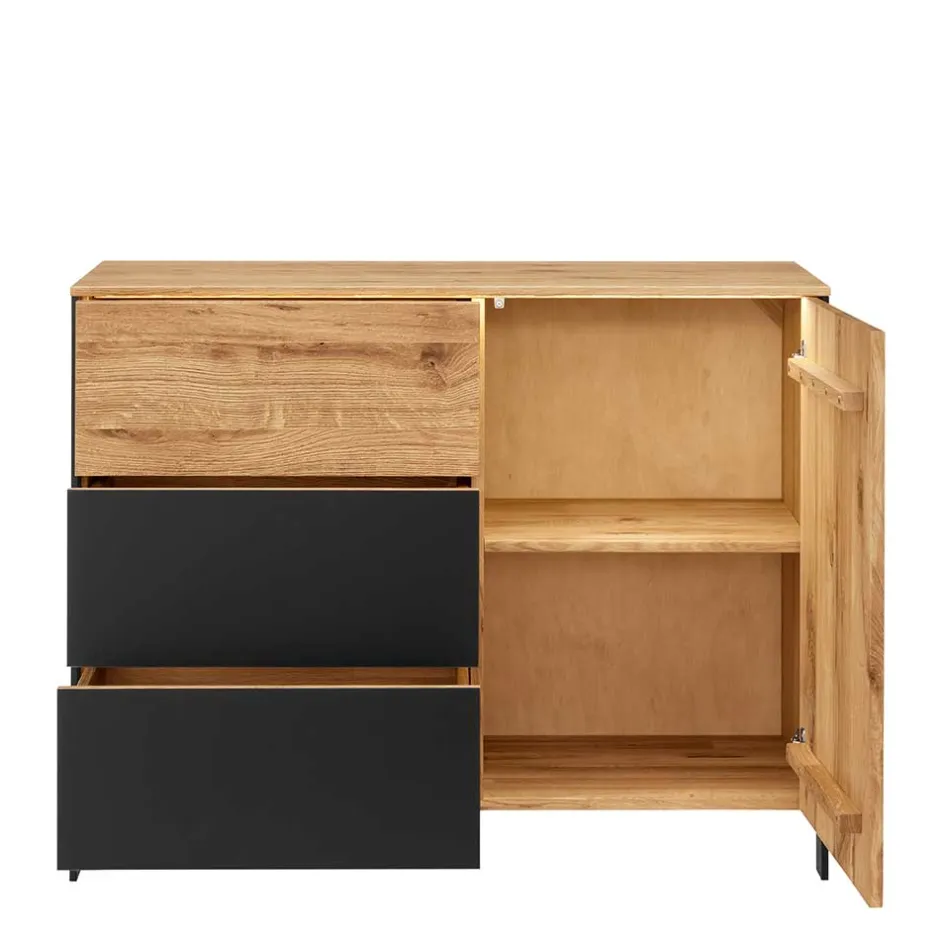 Pharao24 Massivholzkommode Wildeiche Despinia> Flurkommoden