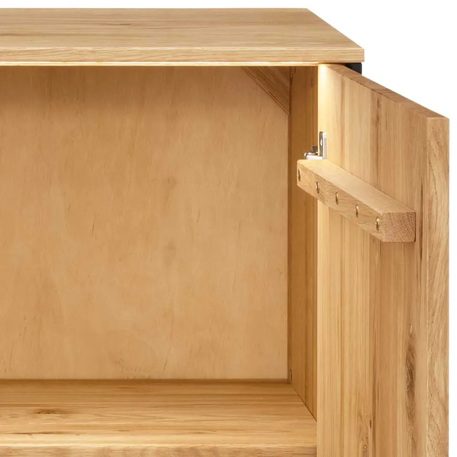 Pharao24 Massivholzkommode Wildeiche Despinia> Flurkommoden