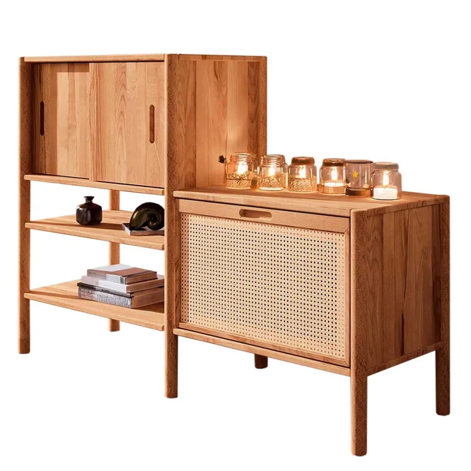 Raumteiler|Bücherregale*Pharao24 Massivholzregal Artjes