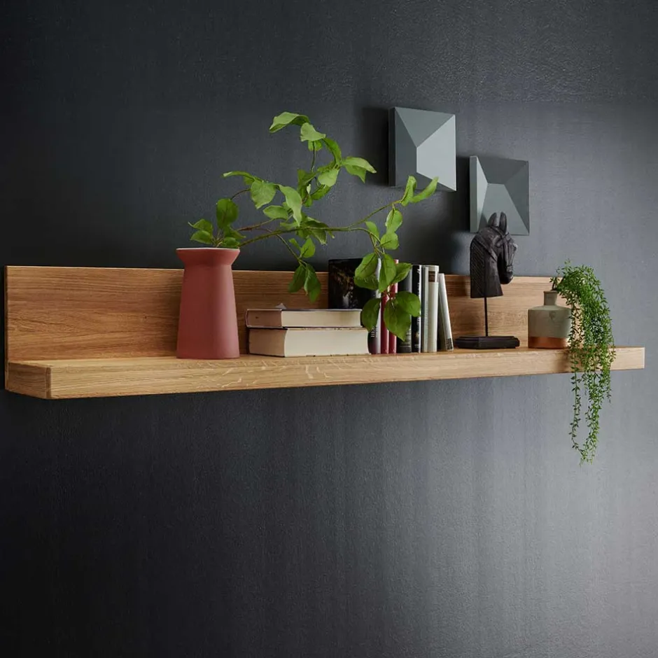 Hängeregale|Wohnzimmerregale*Pharao24 Massivholzregal Divrina