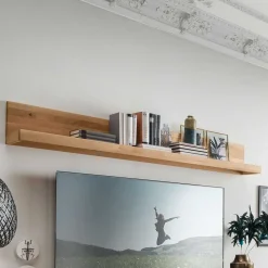 Hängeregale|Wohnzimmerregale*Pharao24 Massivholzregal Divrina