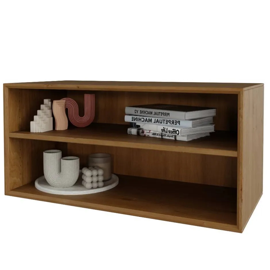 Hängeregale|Wandregale*Pharao24 Massivholzregal Eiche Tree
