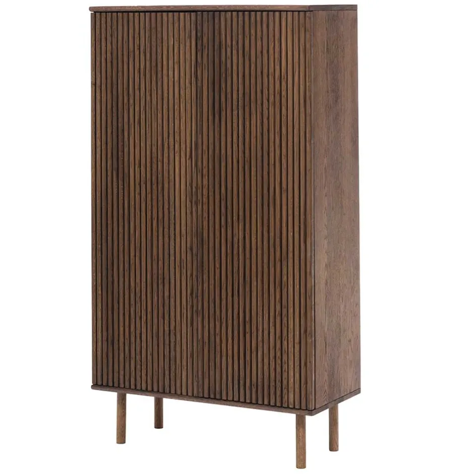 Pharao24 Massivholzschrank Albin> Vitrinenschrank|Wohnzimmervitrinen