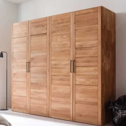 Massivholz Kleiderschränke*Pharao24 Massivholzschrank Schlafzimmer Zeus