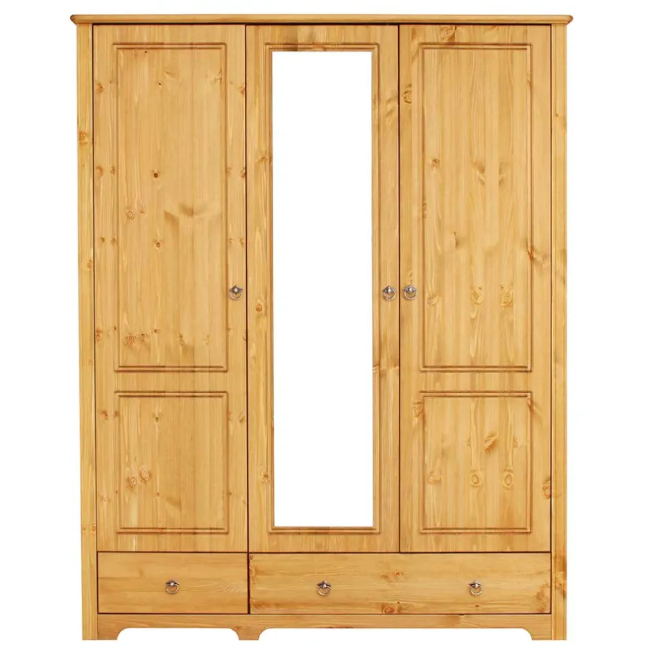 Massivholzmöbel|Drehtürenschränke*Pharao24 Massivholzschrank Slavira