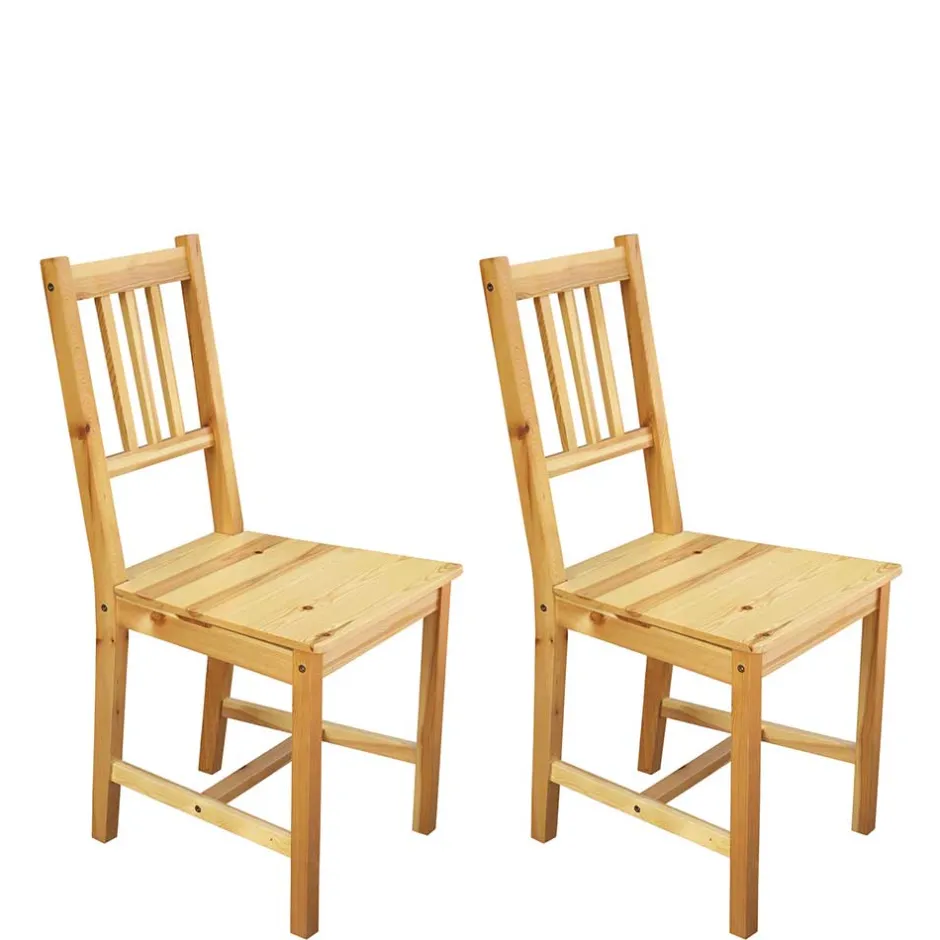 Pharao24 Massivholzstuhl Set Framosule> Küchenstühle|Esszimmerstühle