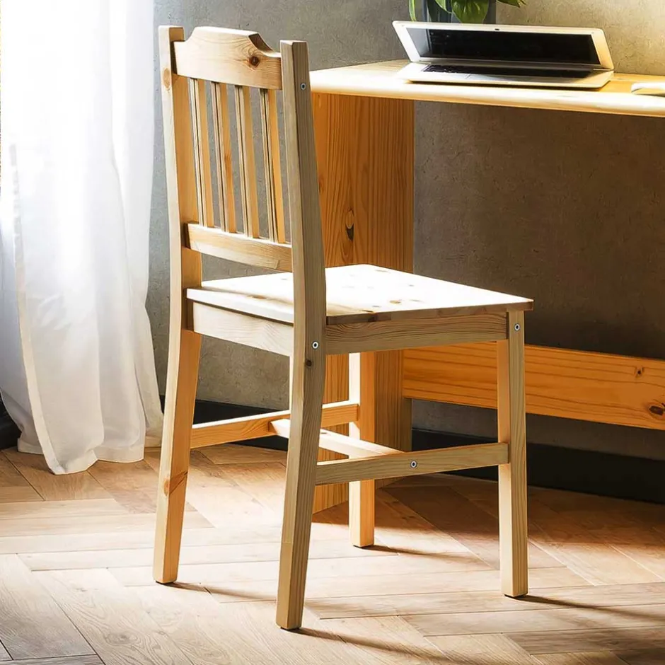 Pharao24 Massivholzstuhl Set Framosule> Küchenstühle|Esszimmerstühle