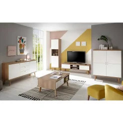 Pharao24 Möbel Kombination Levanca> Massivholz Wohnwände