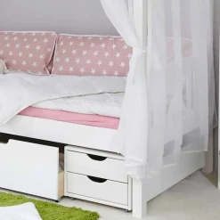Funktionsbetten|Schubkastenbetten*Pharao24 Mädchen Bett Rodysa
