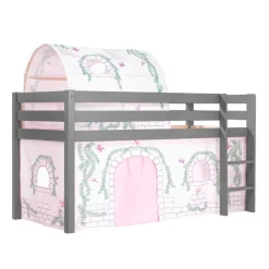 Pharao24 Mädchen Hochbett Frosic>Kinder Kinderbetten|Spielbetten