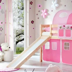 Kinderhochbetten|Kinderbetten*Pharao24 Mädchen Hochbett Yanita