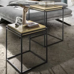 Telefontische*Pharao24 Metall Beistelltische Pila