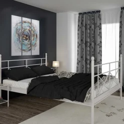 Einzelbetten|Metallbetten*Pharao24 Metall Bettgestell Alan