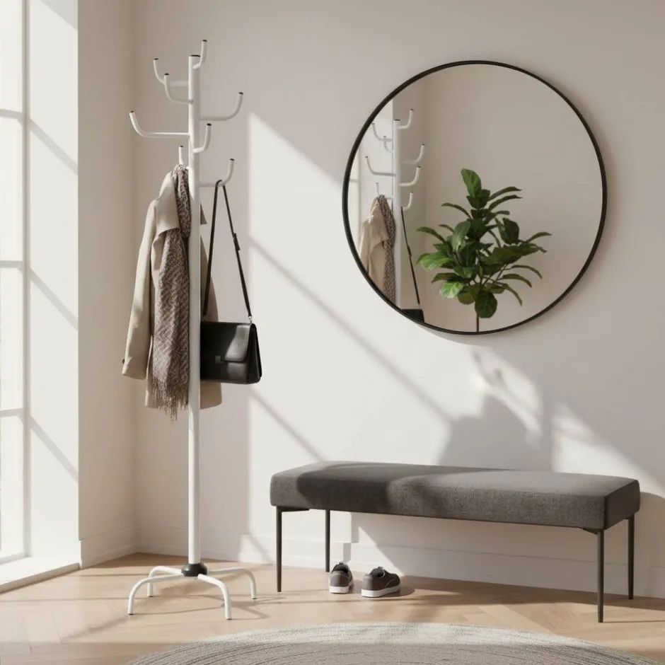 Pharao24 Metall Garderobenständer Lex> Kleiderständer