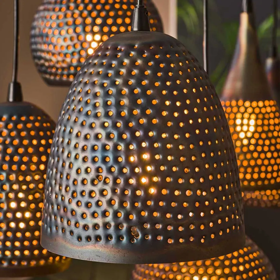 Lampen Und Leuchten*Pharao24 Metall Hängeleuchte Ipolas