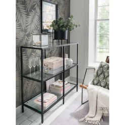 Pharao24 Metall und Glas Regal Entrega><noscript><img width=