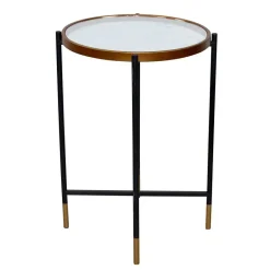 Telefontische|Glastische*Pharao24 Metall und Glas Tisch Zytona