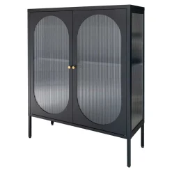 Pharao24 Metall Vitrine Vreneturia> Stauraumvitrinen|Highboards