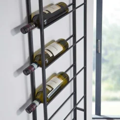 Hängeregale|Wandregale*Pharao24 Metall Wandregal für Flaschen Jerry