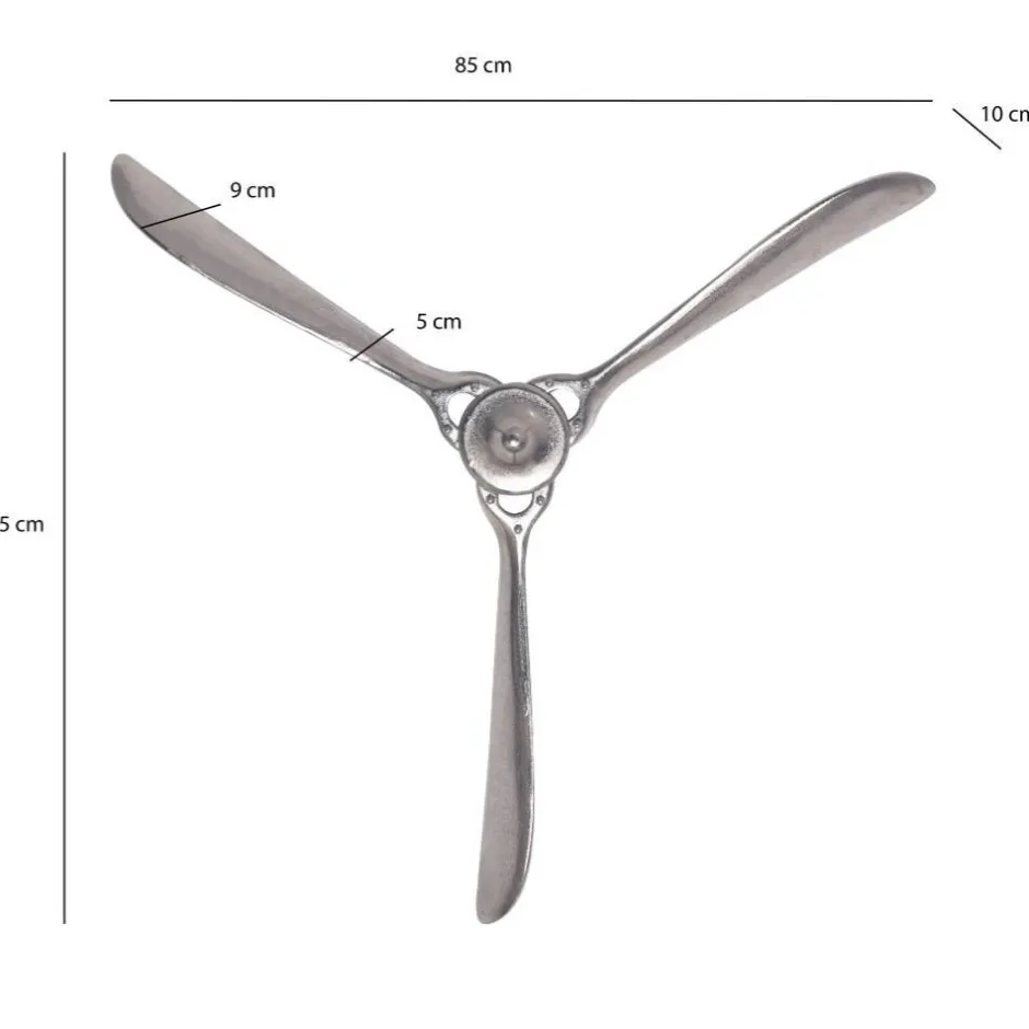 Wandbilder*Pharao24 Metall Wandschmuck Blane