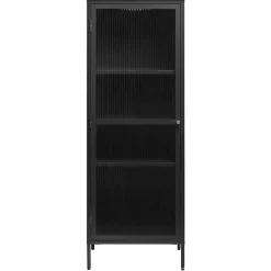 Vitrinenschrank|Stauraumvitrinen*Pharao24 Metall Wohnzimmervitrine Famos