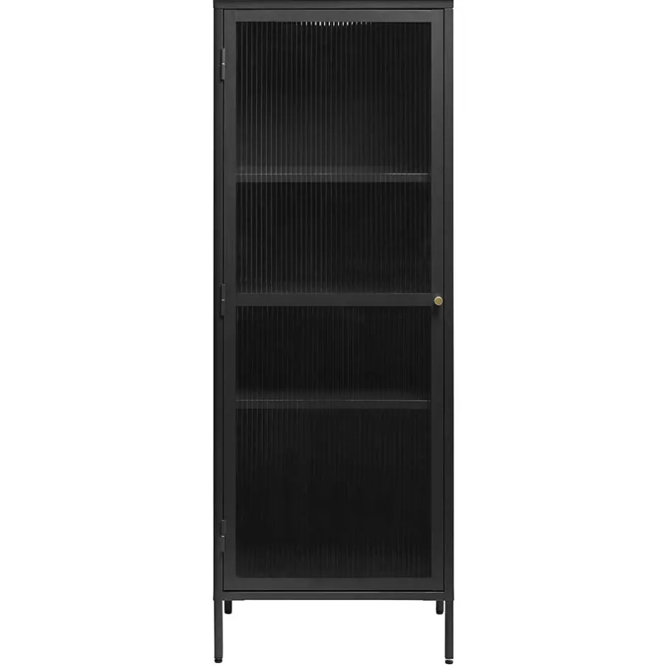 Vitrinenschrank|Stauraumvitrinen*Pharao24 Metall Wohnzimmervitrine Famos