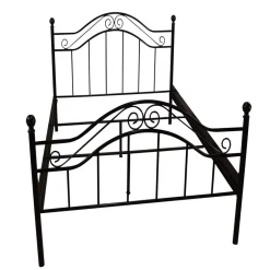 Einzelbetten|Metallbetten*Pharao24 Metallbett Teromaso