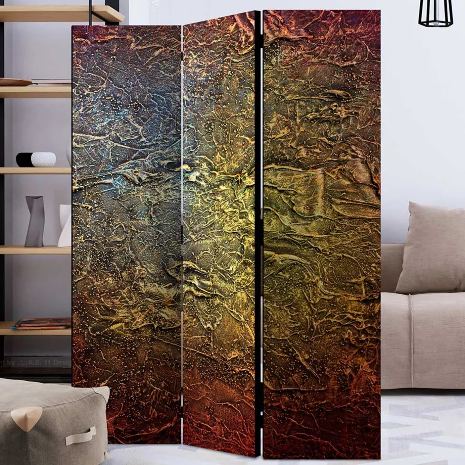 Paravents|Raumteiler*Pharao24 Metalloptik Paravent Cylian