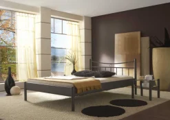 Jugendbetten|Doppelbetten*Pharao24 Metallrahmen Bett Sina II