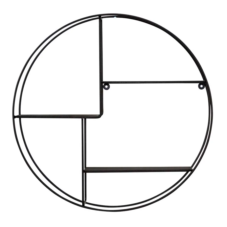 Hängeregale|Wandregale*Pharao24 Metallregal rund Lydia