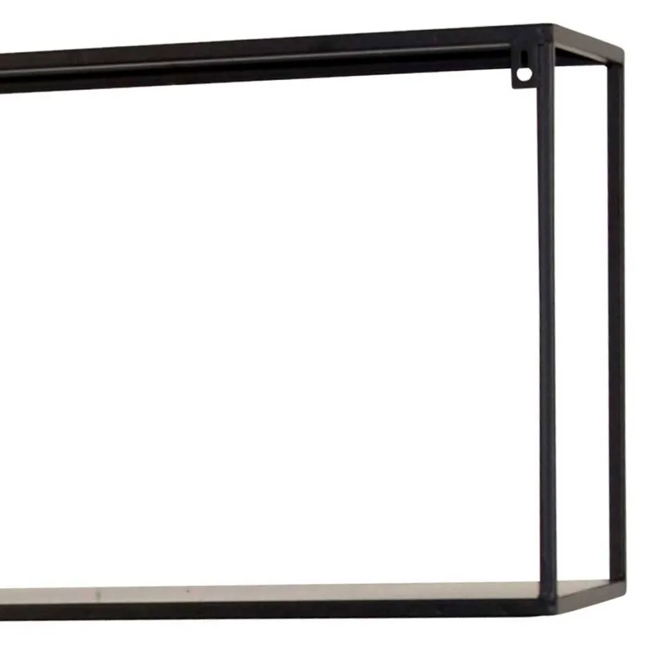 Hängeregale|Wandregale*Pharao24 Metallregale schwarz Neclas