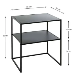 Telefontische|Wohnzimmertisch*Pharao24 Metalltisch Hills