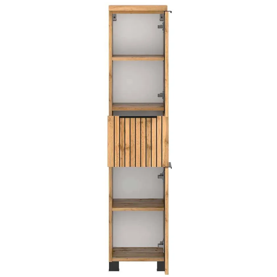 Pharao24 Midibadschrank schmal Cadama> Badezimmerschränke|Bad Hochschränke