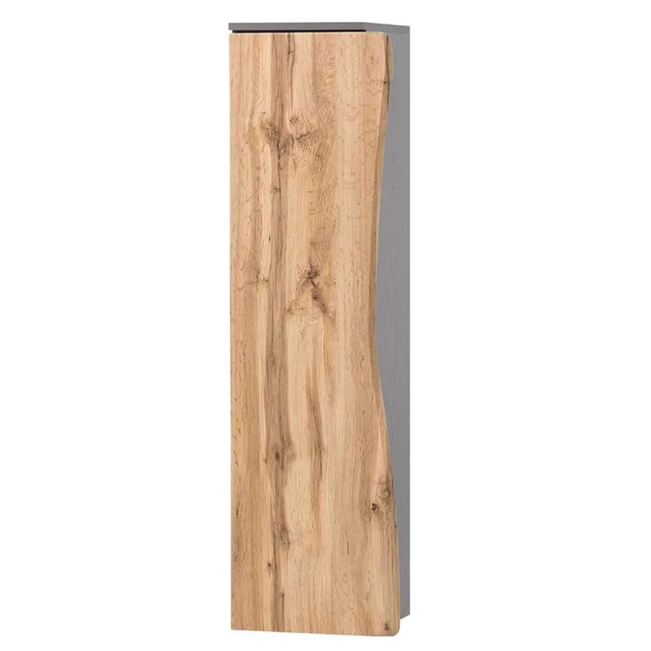 Pharao24 Midischrank Baumkantenoptik Eleon> Badezimmerschränke|Bad Hochschränke