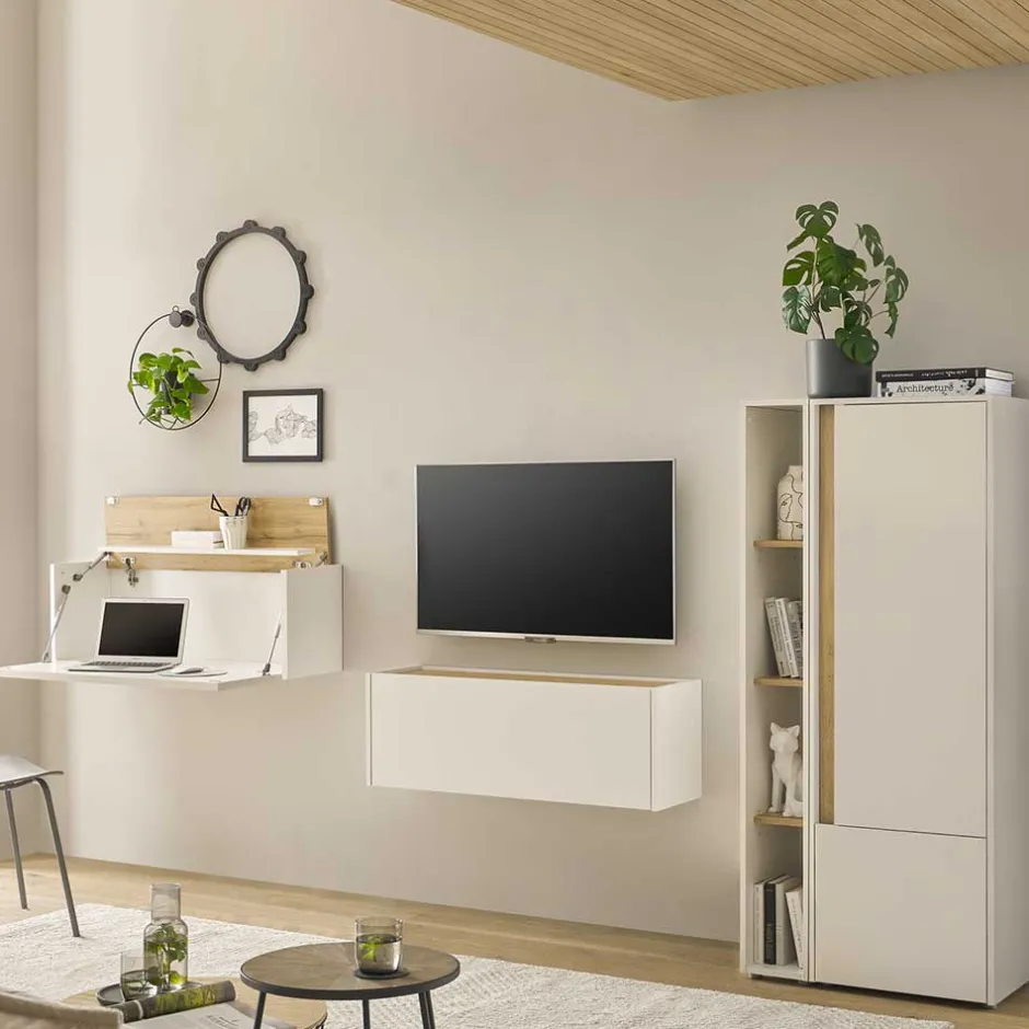 Pharao24 Moderne Anbauwand Rascian> Moderne Wohnwände|Wohnwand 250 Cm