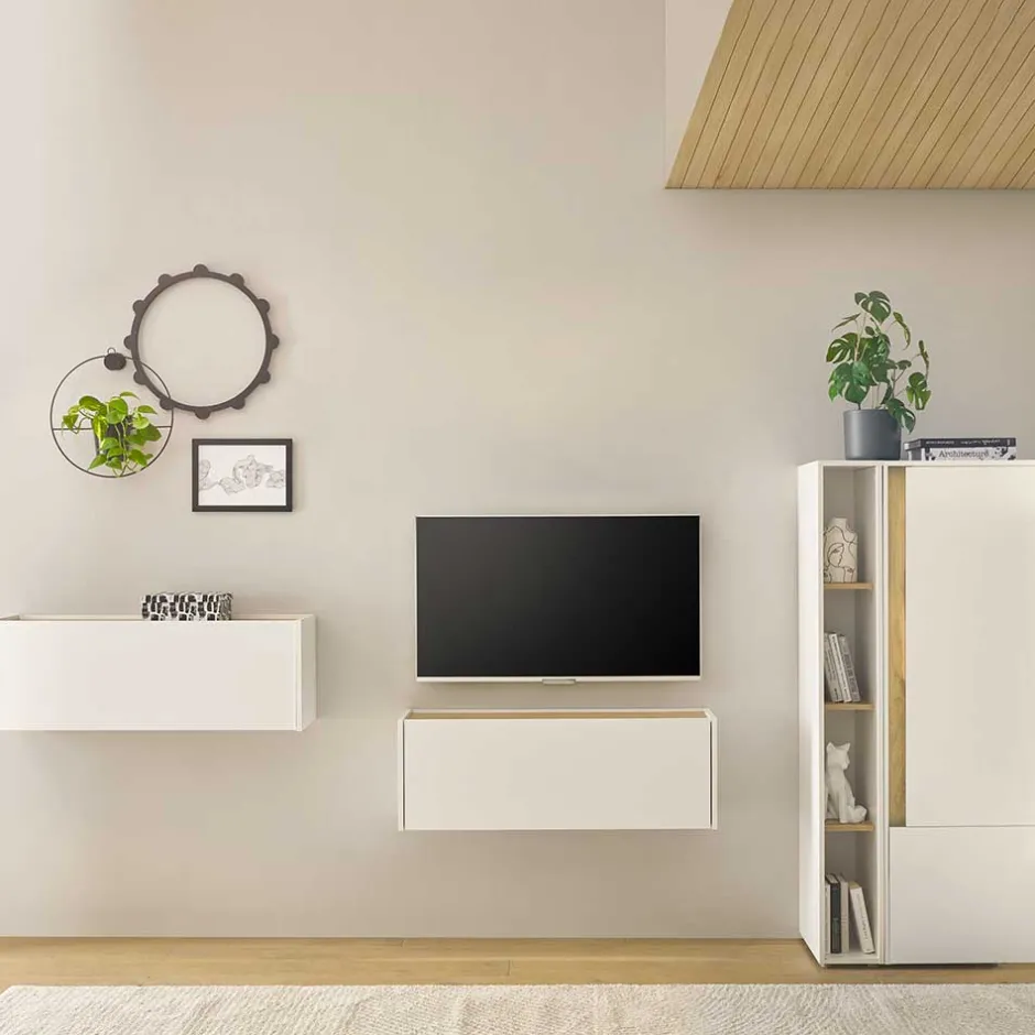 Pharao24 Moderne Anbauwand Rascian> Moderne Wohnwände|Wohnwand 250 Cm