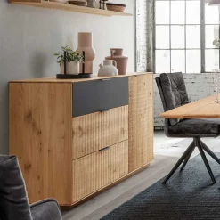 Esszimmerkommoden|Sideboards*Pharao24 Moderne Massivholzkommode Housten