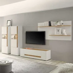 Pharao24 Moderne Wohnwand Rascian> Moderne Wohnwände|Wohnwand 250 Cm