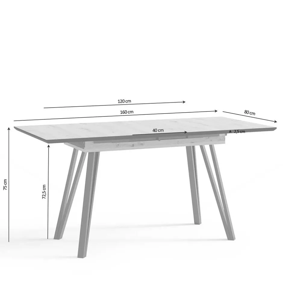 Pharao24 Moderner Ausziehtisch Fieko> Ausziehtische