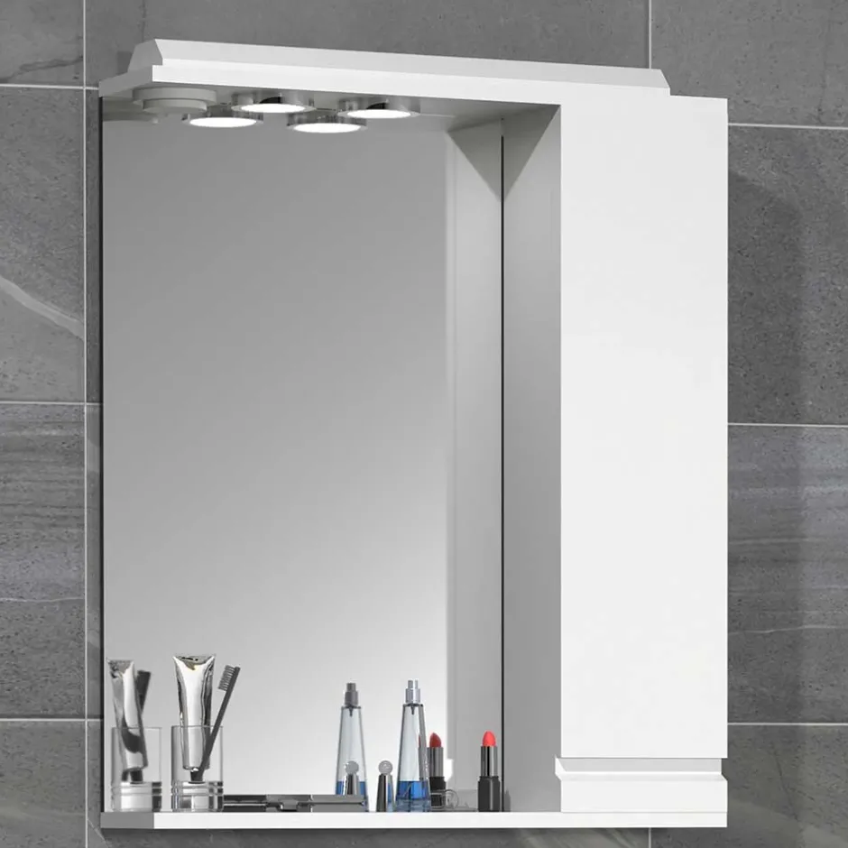 Pharao24 Moderner Badspiegelschrank Valtte> Badezimmerschränke|Spiegelschränke