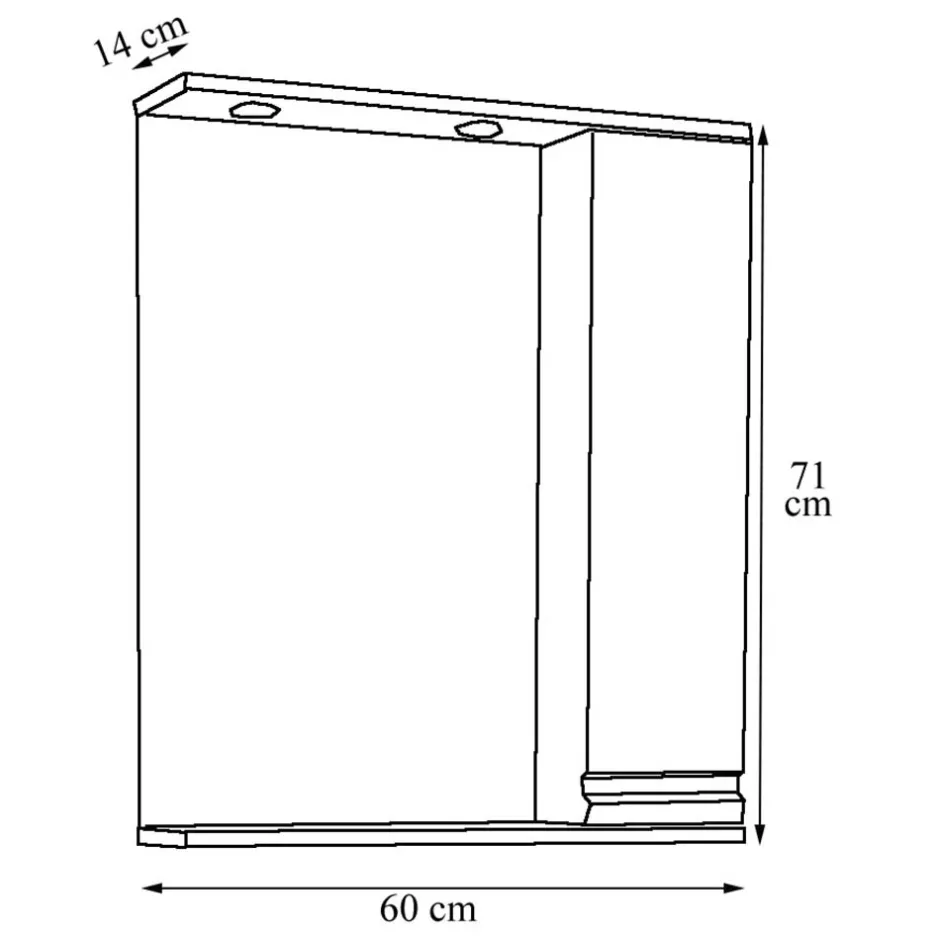Pharao24 Moderner Badspiegelschrank Valtte> Badezimmerschränke|Spiegelschränke