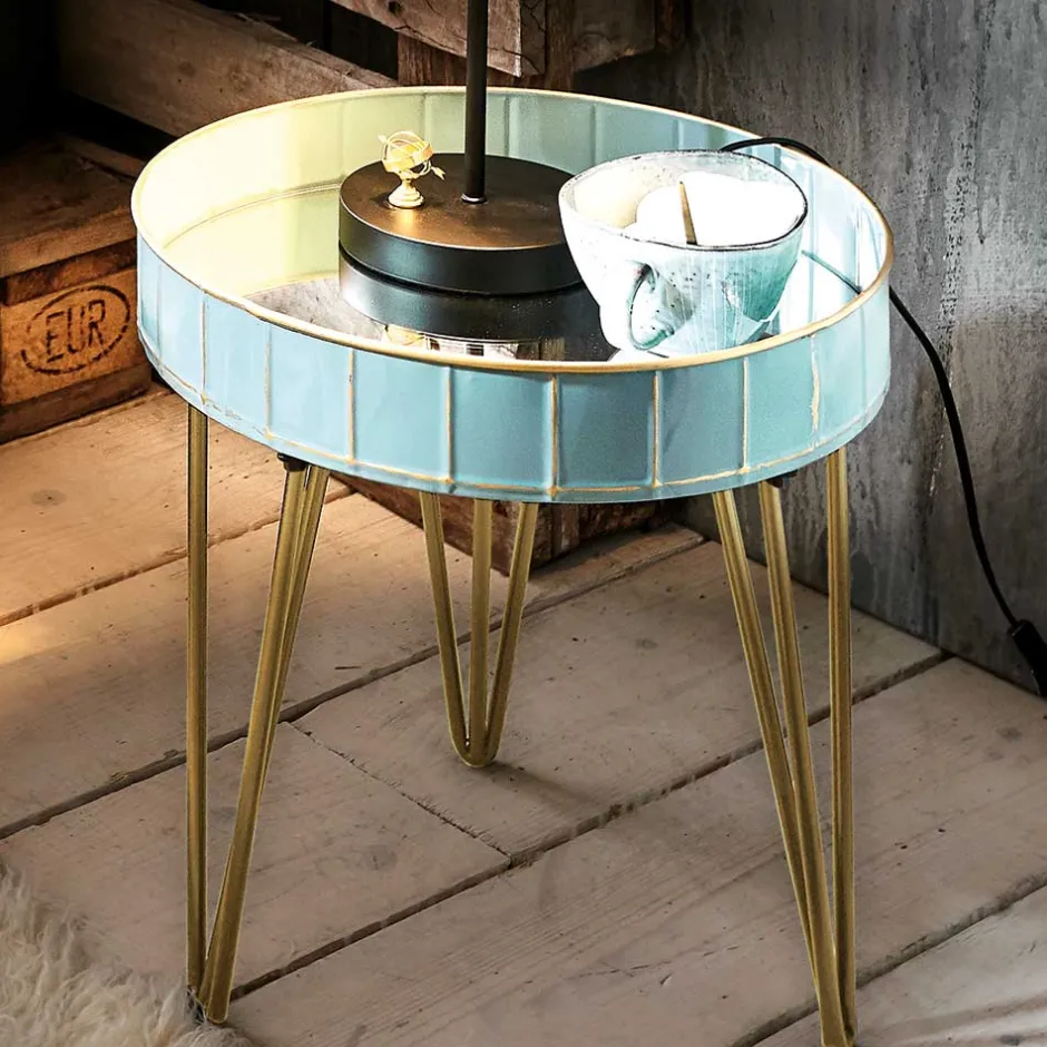 Glastische*Pharao24 Moderner Beistelltisch Zirco